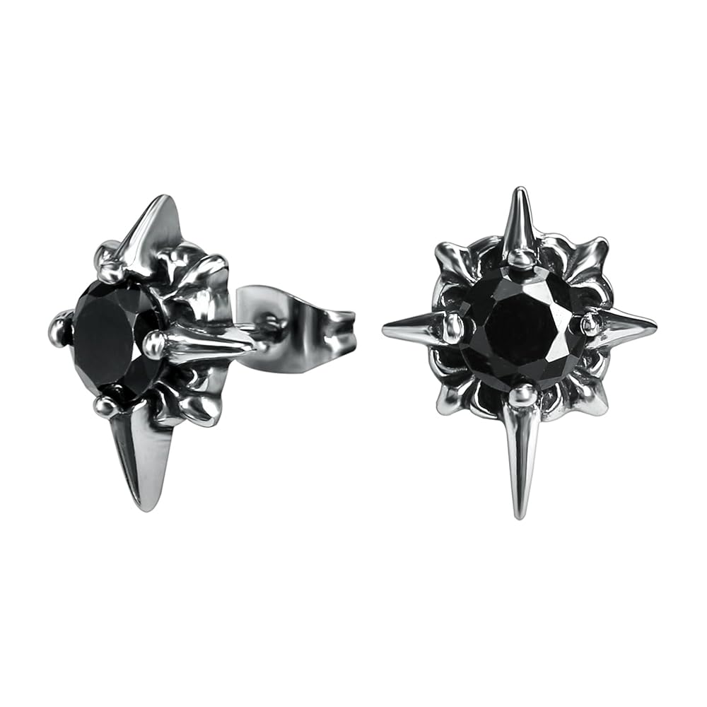 Amazon.com: Variety Vintage Punk Surgical Steel Cubic Zircon